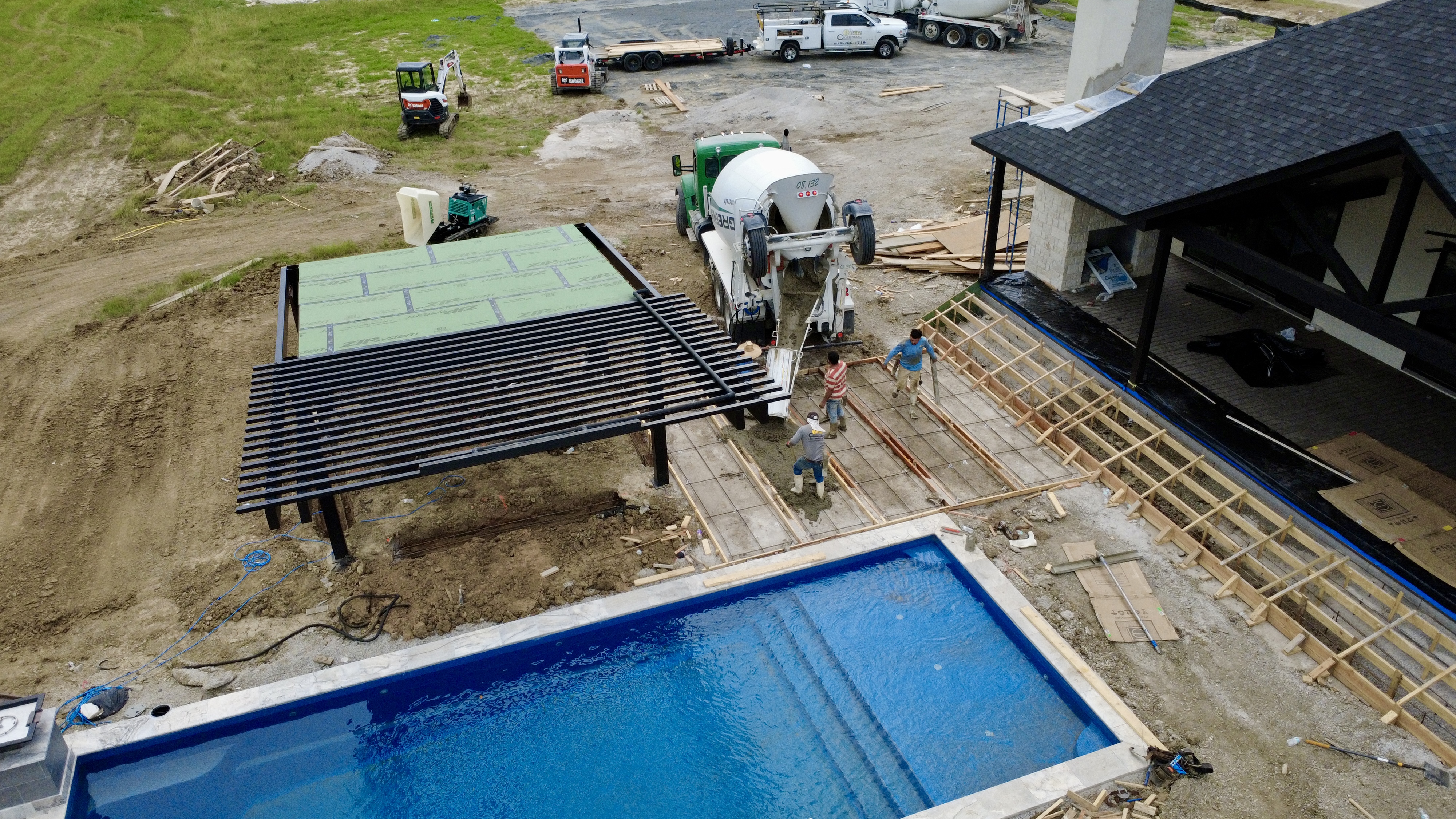 On-site project photography