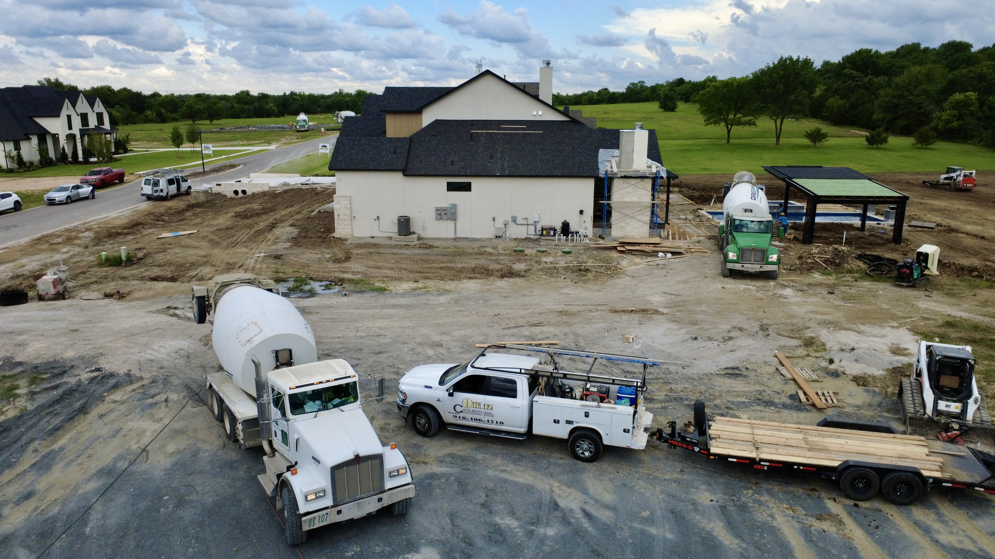 On-site project photography